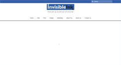 Desktop Screenshot of invisibleink.com.au