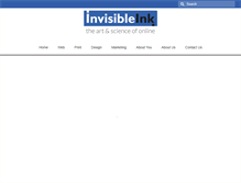 Tablet Screenshot of invisibleink.com.au